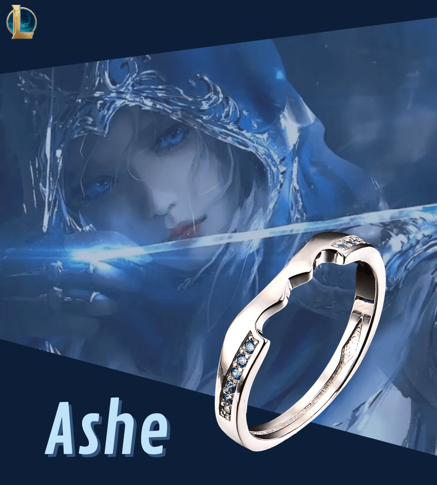 Ashe | Anel temático league of legends