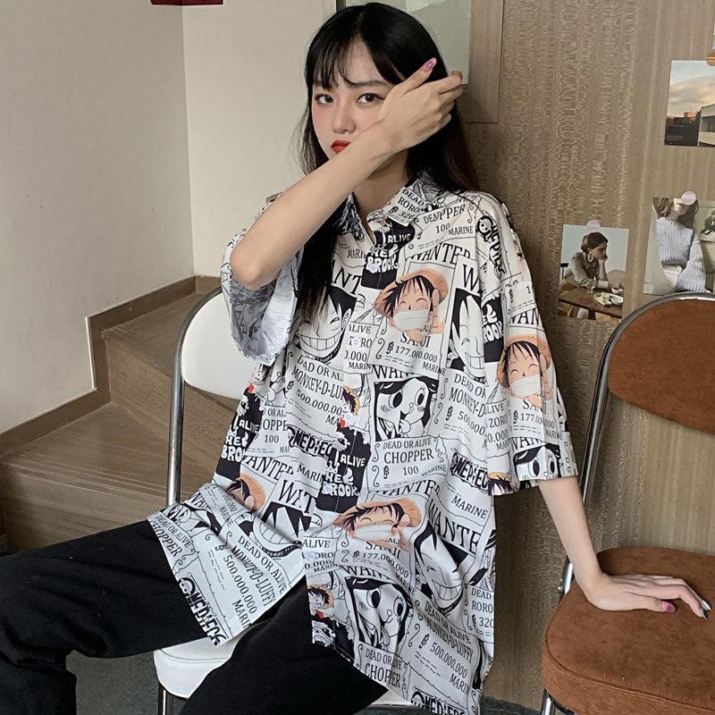Camisa manga curta feminina - Kitsune | Loja Geek