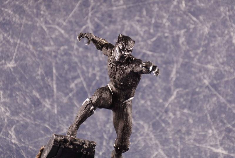 Figura de ação | Pantera negra 18cm | Marvel - Kitsune | Loja Geek