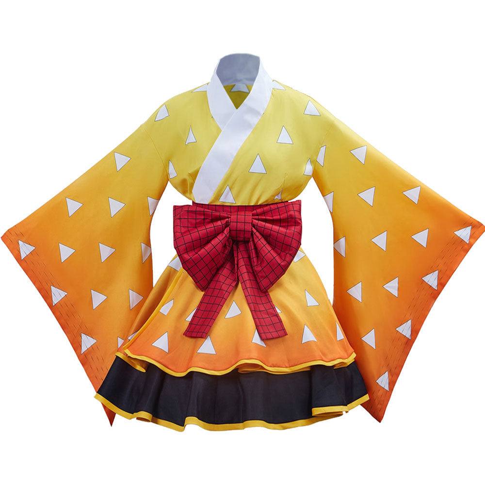 Kimono | Kimetsu no Yaiba | Agatsuma Zenitsu - Kitsune | Loja Geek