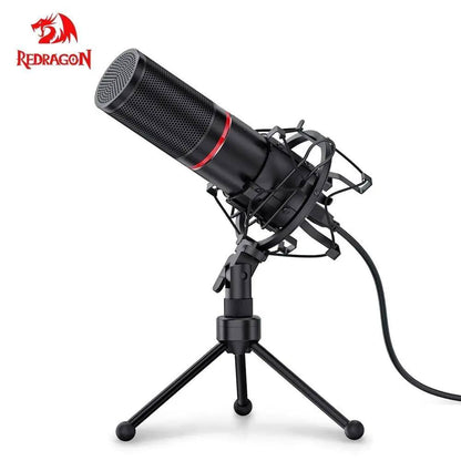Microfone Redragon Blazar GM300 cardióide e unidirecional - Kitsune | Loja Geek