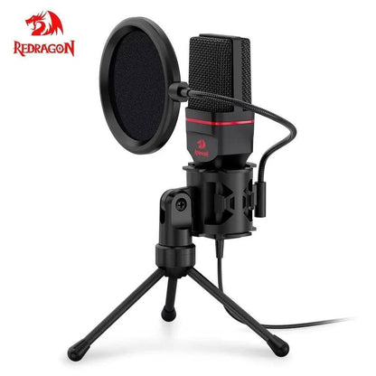 Microfone - Redragon Seyfert GM100 - Kitsune | Loja Geek