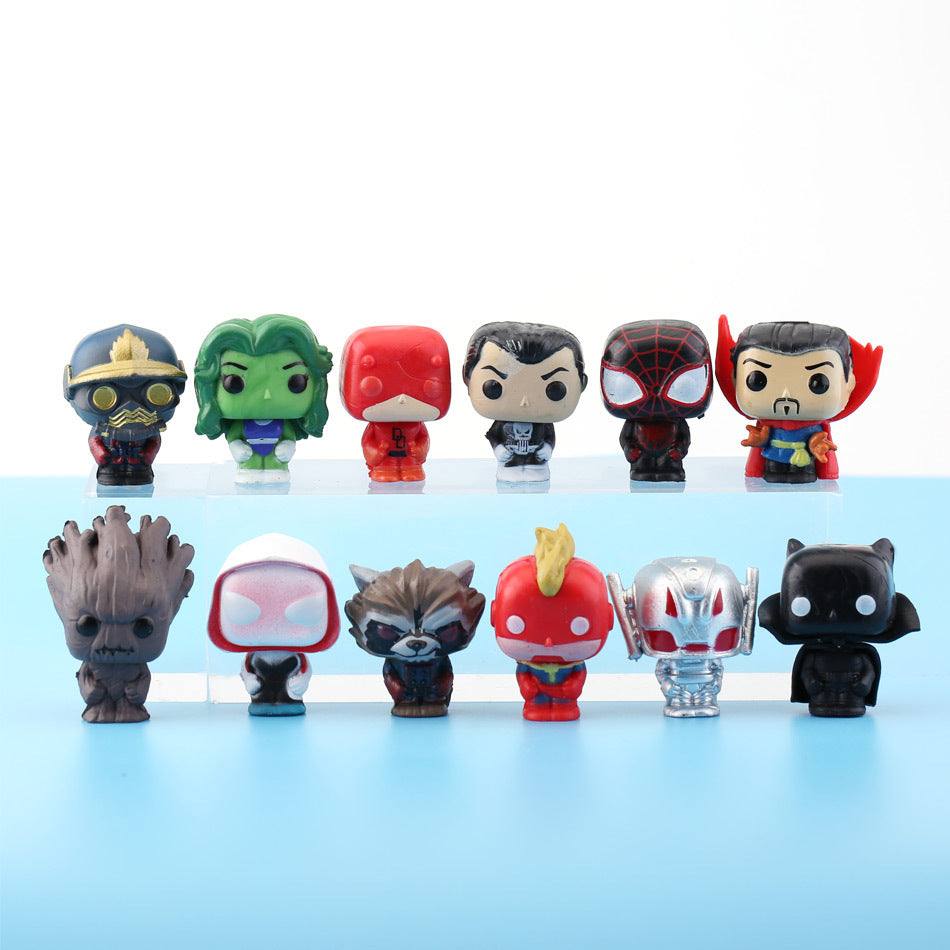 Miniaturas Marvel ( Estilo funko ) | 24 unidades - Kitsune | Loja Geek