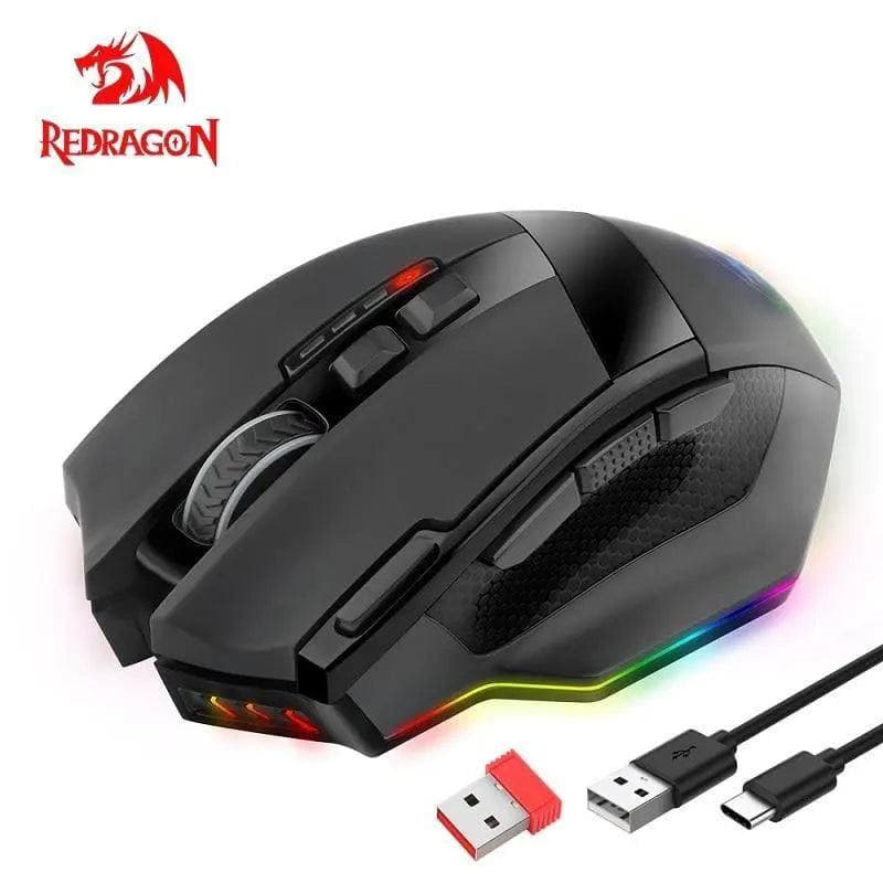 Mouse (com ou sem fio) RGB - Redragon Sniper Pro M801P - 12400 DPI *botões* - Kitsune | Loja Geek