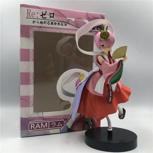 Re: Zero | Action figure | Ram Dançarina Odori - Kitsune | Loja Geek